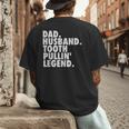 Dentist Men Son Husband Dad Boss Men's Back Print T-Shirt