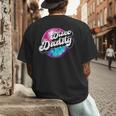 Disco Daddy 60's 70s Disco Dad Men's Back Print T-Shirt
