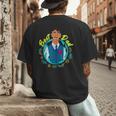 Disney Encanto Agustin Madrigal Best Dad Portrait Small Men's Back Print T-Shirt