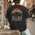 Dog Lover Dog Humor Dog Mom Dog Dad Men's Back Print T-Shirt