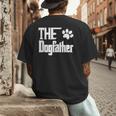 The Dogfather Dog Father Dad Men's Back Print T-Shirt The Dogfather Dog Father Dad Men's Back Print T-Shirt