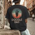Doodle Dog Vintage Doodle Dad Small Men's Back Print T-Shirt