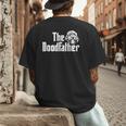 The Doodlefather Golden Doodle Dad Dog Goldendoodle Men's Back Print T-Shirt