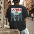 Drooling Boxer Jowls Fawn Dog Mom Dog Dad Burger Men's Back Print T-Shirt Drooling Boxer Jowls Fawn Dog Mom Dog Dad Burger Men's Back Print T-Shirt
