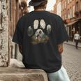 English Springer Spaniel Mountain Paw Dog Mom Dad Men's Back Print T-Shirt English Springer Spaniel Mountain Paw Dog Mom Dad Men's Back Print T-Shirt