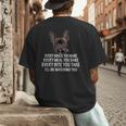 Every Snack You Make French Bulldog Mom And Frenchie Dad Men's Back Print T-Shirt