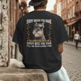 Every Snack You Make Miniature Schnauzer Dog Mom Dad Men's Back Print T-Shirt