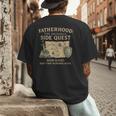 Fatherhood The Original Side Quest Dad Mode Men's Back Print T-Shirt
