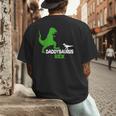 Father's Day Idea Daddysaurus Rex T-Shirt Men's Back Print T-Shirt Father's Day Idea Daddysaurus Rex T-Shirt Men's Back Print T-Shirt