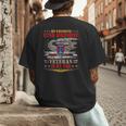My Favorite 82nd Airborne Is My Dad Veteran Father's Day Men's Back Print T-Shirt