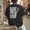 My Favorite Hunting Buddy Calls Me Dad Deer Animal Hunter Men's Back Print T-Shirt My Favorite Hunting Buddy Calls Me Dad Deer Animal Hunter Men's Back Print T-Shirt