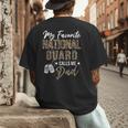My Favorite National Guard Calls Me Dad Military Family Men's Back Print T-Shirt My Favorite National Guard Calls Me Dad Military Family Men's Back Print T-Shirt