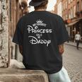 My Favorite Princess Calls Me Daddy Daddy Daughter T-Shirt Men's Back Print T-Shirt