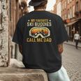 My Favorite Ski Buddies Call Me Dad Skier Skiing Lover Men's Back Print T-Shirt