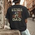 My Favorite Solider Calls Me Dad Proud Army Dad Men's Back Print T-Shirt