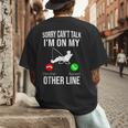 Fishing Dad Men Reel Cool Fish Bass Fishing Men's Back Print T-Shirt