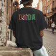 Football Dada 1st Birthday Men's Back Print T-Shirt