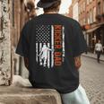 Football Kicker Dad Of A Football Kicker Father US Flag Men's Back Print T-Shirt