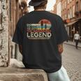 Gardener Dad The Man The Myth The Gardening Legend Men's Back Print T-Shirt