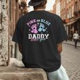 Gender Reveal Daddy Dad Men's Back Print T-Shirt Gender Reveal Daddy Dad Men's Back Print T-Shirt