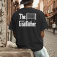 The Goalfather Dad Soccer Goalkeeper Goalie Coach Footballer Men's Back Print T-Shirt