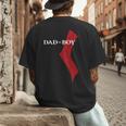 God Of Boy Dad Video Game Tshirt Father's Day Edition Men's Back Print T-Shirt