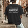Grateful Dad Father's Day Papa Daddy Best Dad Men's Back Print T-Shirt