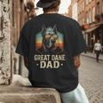 Great Dane Dad Vintage Men's Back Print T-Shirt