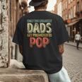 Only The Greatest Dads Get Promoted To Pop Men's Back Print T-Shirt