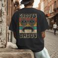 Groovy Daddy 60s Outfit 70s Themed Party Costume Dad Hippie Men's Back Print T-Shirt Groovy Daddy 60s Outfit 70s Themed Party Costume Dad Hippie Men's Back Print T-Shirt