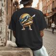 Hamburger Dabbing Kids Men Women Dab Dance Cheeseburgers Dad Men's Back Print T-Shirt