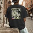 Hero Wears Dog Tags Combat Boots Proud Army Dad Father Men's Back Print T-Shirt Hero Wears Dog Tags Combat Boots Proud Army Dad Father Men's Back Print T-Shirt