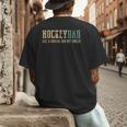 Hockey Dad Like Normal Dad But Cooler Hockey Dad Men's Back Print T-Shirt