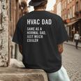HVAC Dad Definition HVAC Technician Men's Back Print T-Shirt