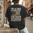 I'm A Dad Grandpa And A Vietnam Veteran Nothing Scares Me Men's Back Print T-Shirt I'm A Dad Grandpa And A Vietnam Veteran Nothing Scares Me Men's Back Print T-Shirt