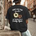 I'm Going To Be a Daddy Again Pregnancy Announcement Quote Men's Back Print T-Shirt