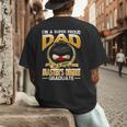 I'm A Super Proud Dad Of A 2025 Master's Degree Graduate Men's Back Print T-Shirt I'm A Super Proud Dad Of A 2025 Master's Degree Graduate Men's Back Print T-Shirt