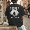 Introvert Bigfoot People Not A Big Fan Dad Joke Men's Back Print T-Shirt