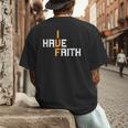 IVF I Have Faith IVF Mom IVF Dad Transfer Day Men's Back Print T-Shirt