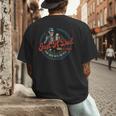 Just a Dad Who Always Came Back With The Milk Father's Day Men's Back Print T-Shirt Just a Dad Who Always Came Back With The Milk Father's Day Men's Back Print T-Shirt