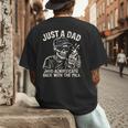 Just A Dad Who Always Came Back With The Milk Shirt Skeleton Men's Back Print T-Shirt