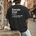 Karate Dad Definition Sports Martial Arts Men's Back Print T-Shirt Karate Dad Definition Sports Martial Arts Men's Back Print T-Shirt