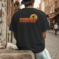 Karate Dad Martial Arts Retro Men's Back Print T-Shirt