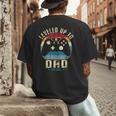 I Leveled Up To Dad 2025 Promoted To Daddy Soon To Be Father Men's Back Print T-Shirt