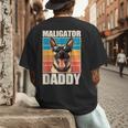 Malinois Dad Maligator Daddy Belgian Malinois Men's Back Print T-Shirt