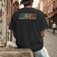 Man Of God Husband Dad Protector Christian Faith Fathers Day Men's Back Print T-Shirt