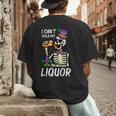 Mardi Gras Skeleton Cant Hold My Carnival Team Dad Men Men's Back Print T-Shirt Mardi Gras Skeleton Cant Hold My Carnival Team Dad Men Men's Back Print T-Shirt