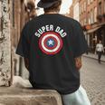 Marvel Father's Day Super Dad Captain America Shield Men's Back Print T-Shirt Marvel Father's Day Super Dad Captain America Shield Men's Back Print T-Shirt