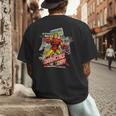 Marvel Iron Man Invincible Dad Father's Day Comic Retro Men's Back Print T-Shirt