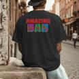 Marvel Spider-Man Amazing Dad Birthday Father’s Day Men's Back Print T-Shirt
